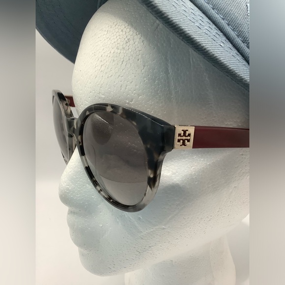😎Tory Burch😎 Round Cat Eye Tortoise Sunglasses TY 7079 - Picture 8 of 16